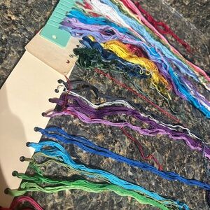 Colorful Embroidery Floss Set